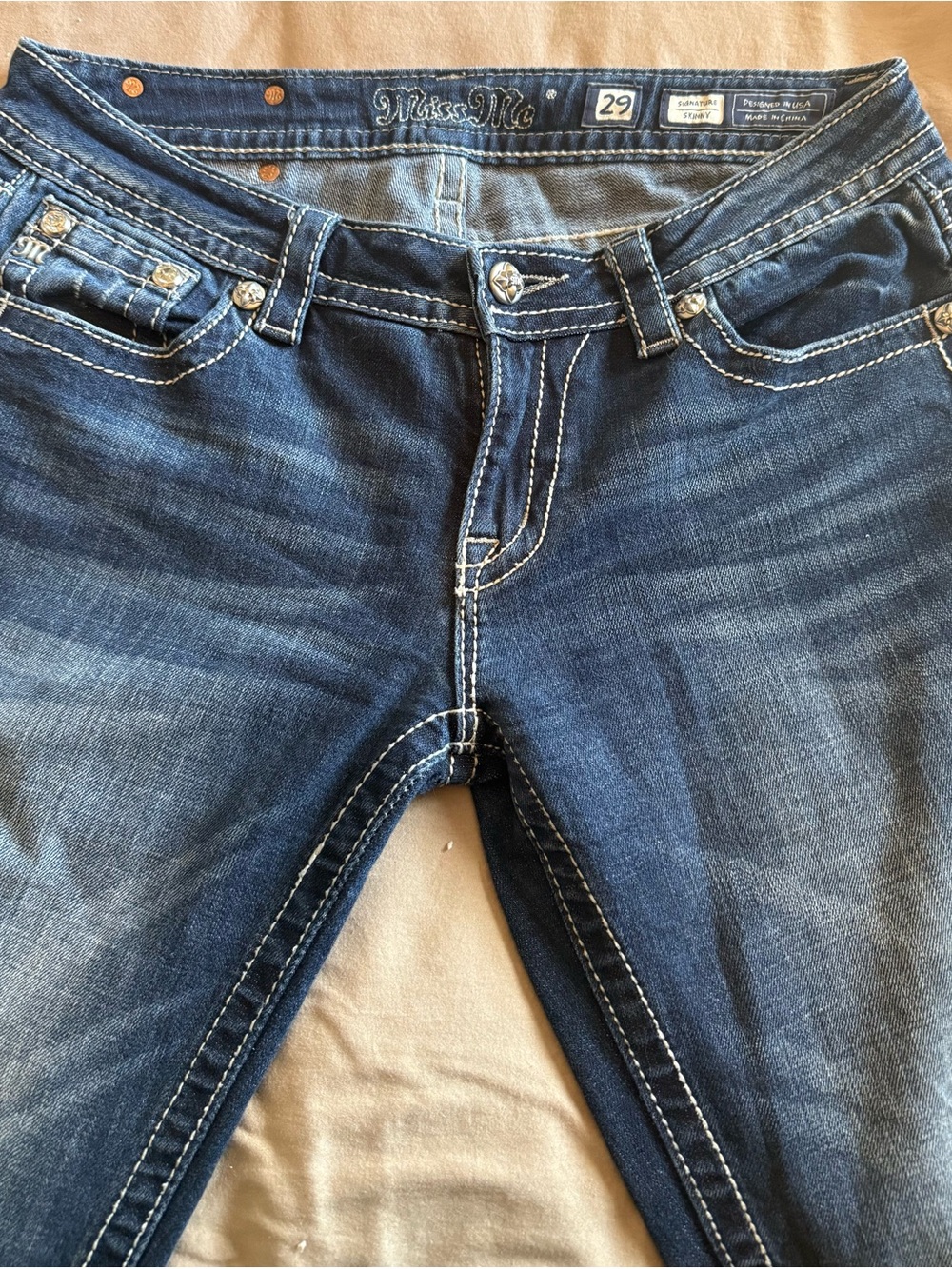 Miss Me Skinny Jeans Size 29 - Picture 2 of 10